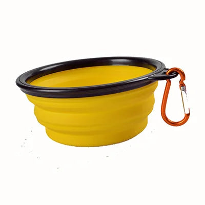 Portable Silicone Pet Feeder Collapsible Car Carry Pet Bowls Food Water Feeding Dog Cat Outdoor Travel food Bowls Container