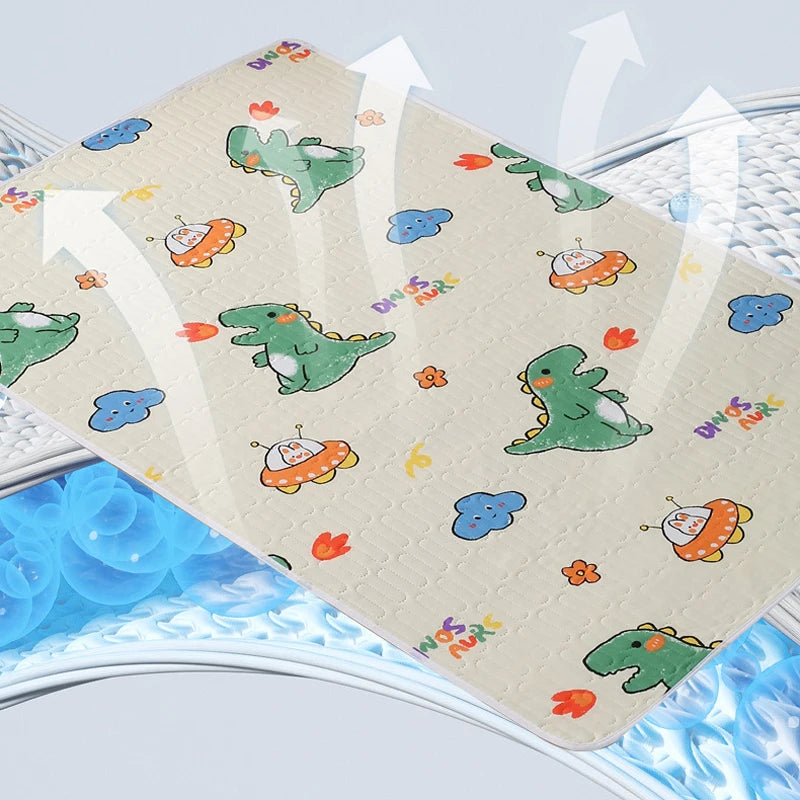 Waterproof Newborn Changing Mat Bear Baby Changing Pad for Crib Stroller Portable Infant Toddler Baby Diaper Changer 50*70cm
