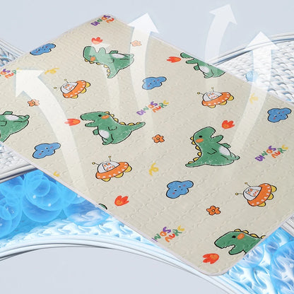Waterproof Newborn Changing Mat Bear Baby Changing Pad for Crib Stroller Portable Infant Toddler Baby Diaper Changer 50*70cm