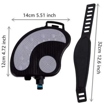 Exercise Bike Pedals 9/16 Universal Bike Pedal With Straps Universal Stationary Recumbent Bike Pedals 9/16 & 1/2 For Indoor