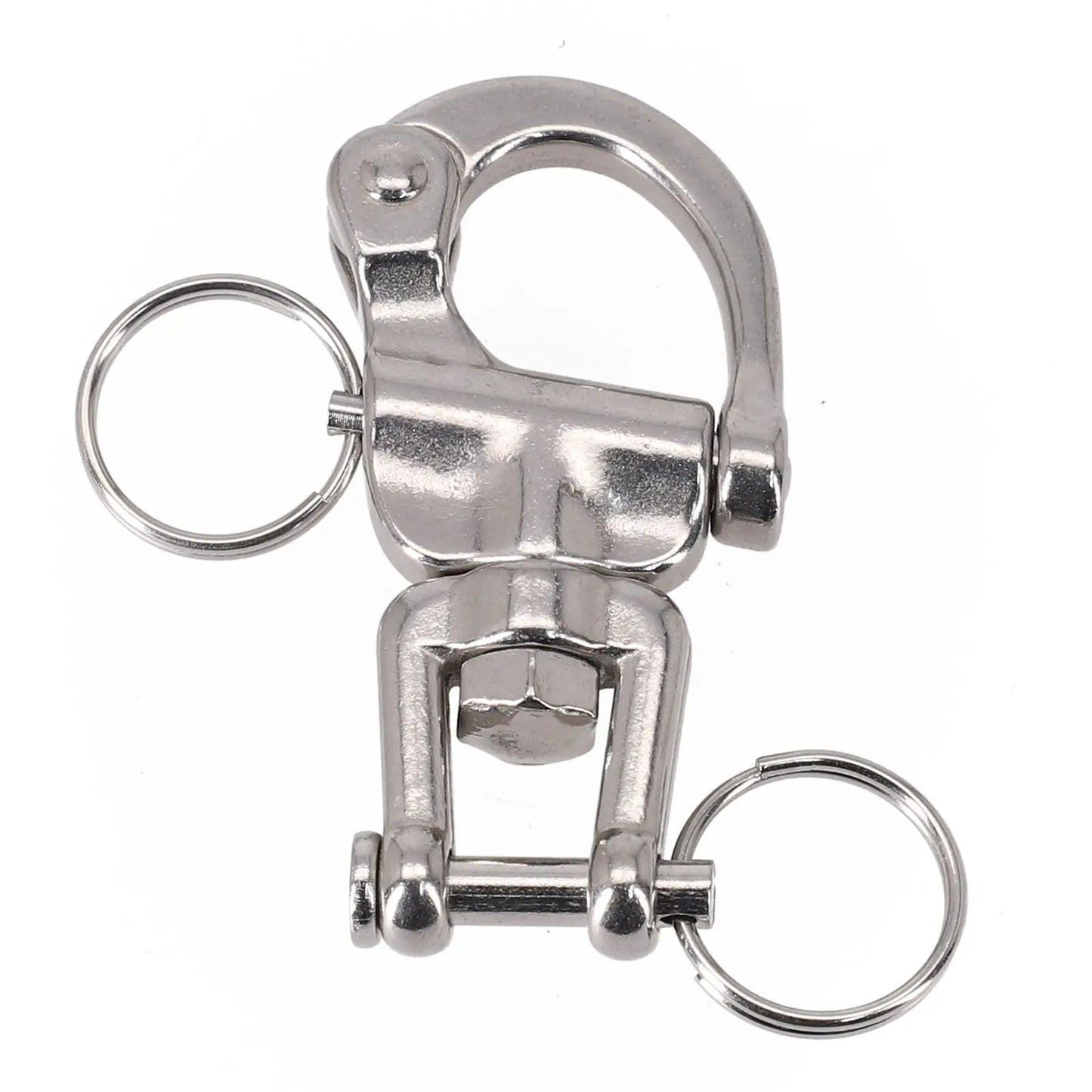 Boat Parts Swivel Shackle Sailboat Sailing Silver Spare Parts Spring Hand Drawn 316 Stainless Steel Accessories