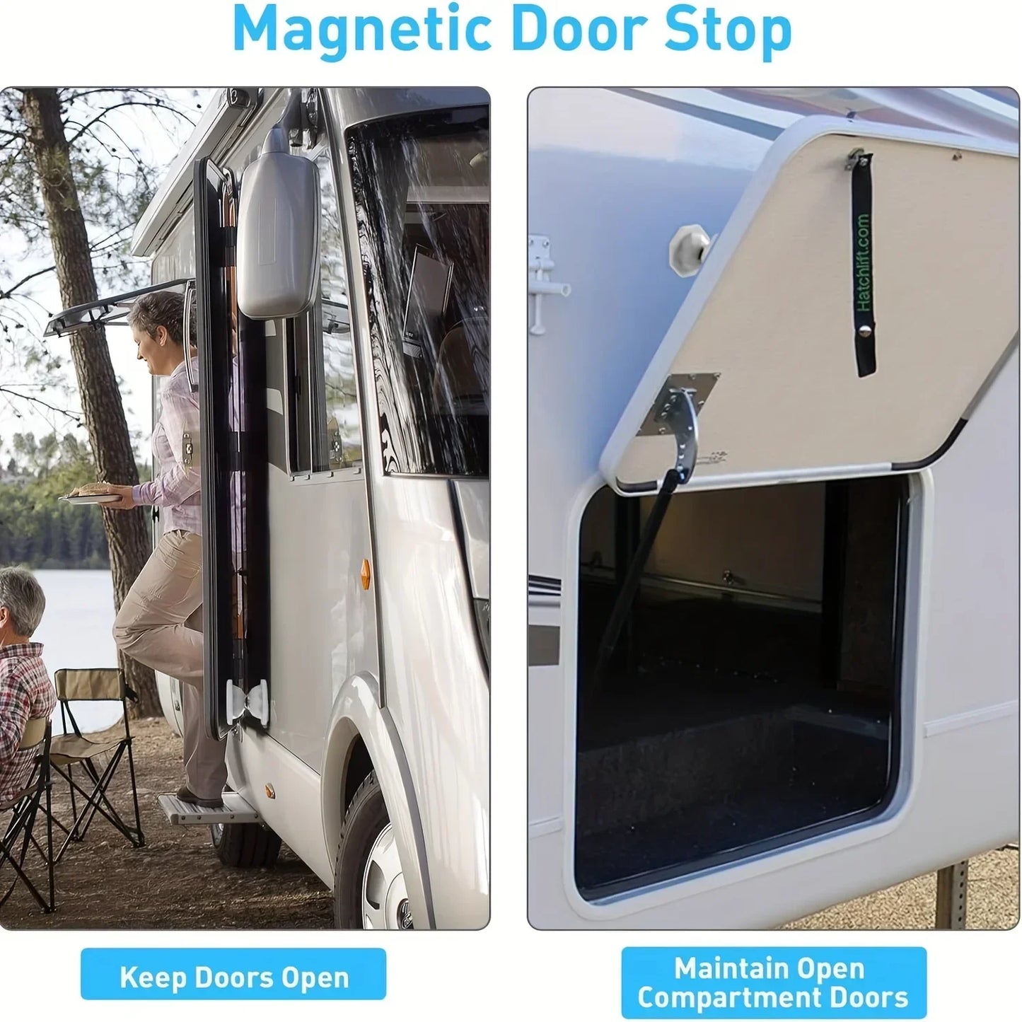 Magnetic Door Catch Kitchen Door Retainer RV Door Stop Retaining Catch Latch for RV Caravan Camper Motorhome Boat Door Holder