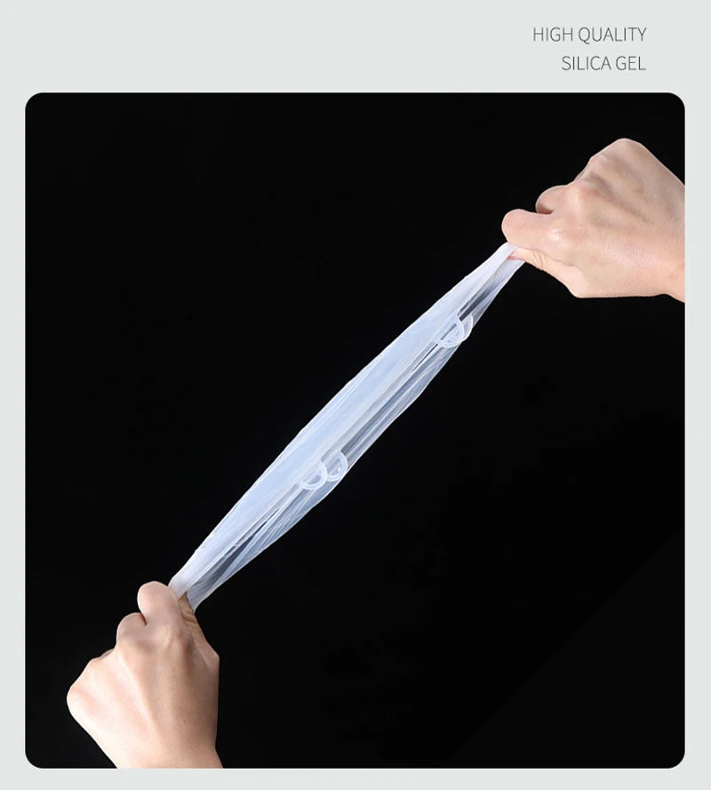 6pcs/set Silicone Covers Adaptable Silicone Lids Silicone Caps for Food Universal Dish Stretch Lids for Cans Kitchen Accessories