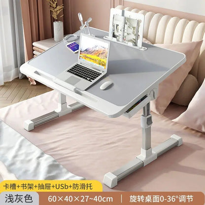 Bed Dormitory Student Writing Bed Desk Laptop Office Small Table Board Foldable Lift