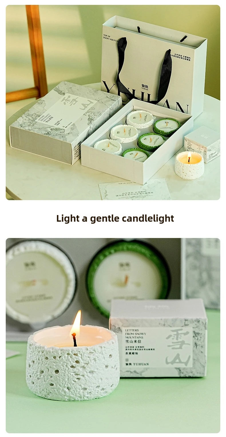 Premium Aromatherapy Scented Candles - Handmade Soy Wax Candles for Relaxation and Home Decor - Long-Lasting Fragrance ﻿