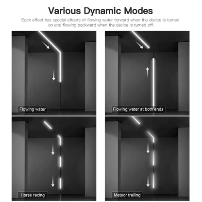 Smart WS2811 IC LED Strip Light Horse Running Chasing Effect Individual Pixel LED Addressable Control With Remote Panel Switch