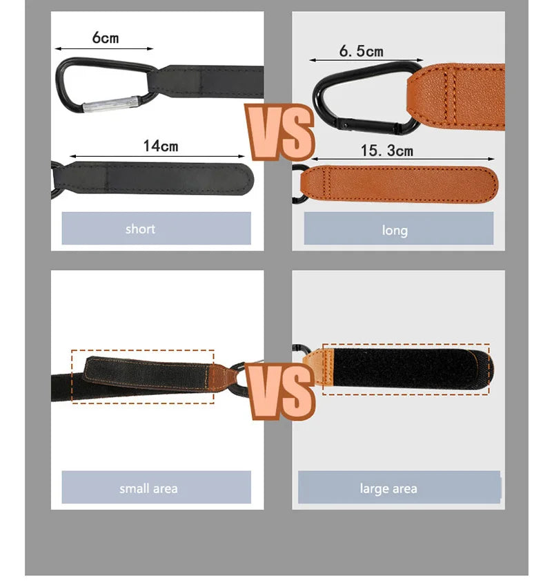 Baby Stroller Hanging Hook Kids Pram Handlebar Hanging Hooks Mommy Bag Handfree Storage Universal Motorcycle Handle Bar Hook