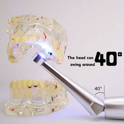 Dental 1 Second Curing Light LED Lamp With Two Intensity Angle Adjustable Utra Long Wavelength Flexible Rotation Design