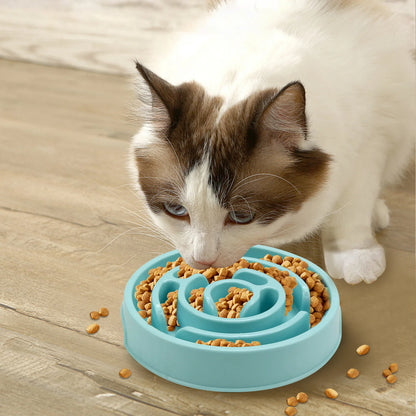 Pet Slow Food Bowl - Non slip and Durable - Suitable for pets of all sizes