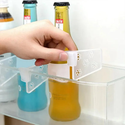 Plastic Fridge Separator Refrigerator Shelf Dividers Clip Extendable Partition Kitchen Bottles Shelves Home Organization Tools