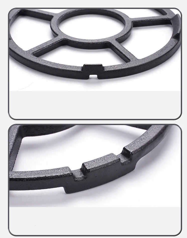 Iron Cookware Stove Top Heat Diffsuser Iron Gas Stove Cooker Ring Reducer For Coffee Maker Shelf Cast Iron Practical Accessories