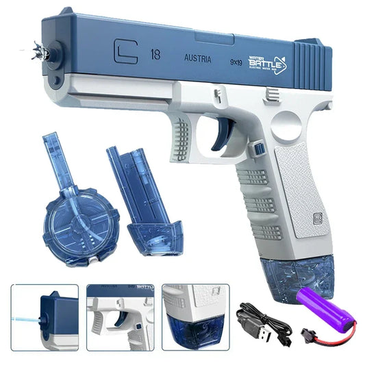 Electric Water Gun Toy Portable Automatic  Electric Burst Water Gun Kids Outdoor Water Toys