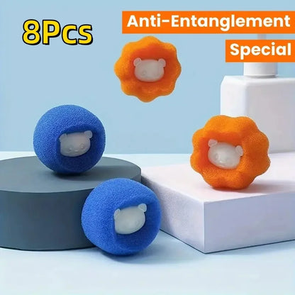 Pet Hair Removal Laundry Balls Time & Energy-Saving Wrinkle Reduction Delicates & Heavy Duty Washes Machine Lint Catcher Balls
