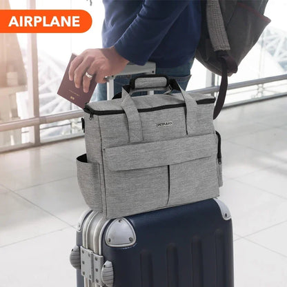 6 Sets Large Dog Travel Bag, Dog Camping Essentials, Weekend Pet Travel Kit, Dog Travel Accessories With Multi-Purpose Pocket