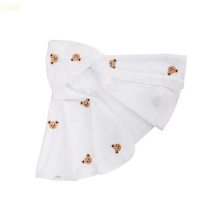 090B Breathable and Lightweight Hooded Towel for Baby Bathrobe Wearable Blanket