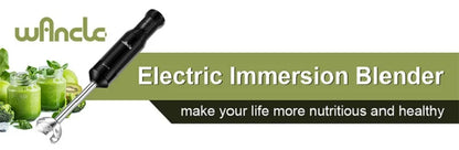 Wancle 600W Electric Hand Immersion Blender Multifunctional Kitchen Mixer For Baby Food Vegetable Meat Grinder Turbo Function