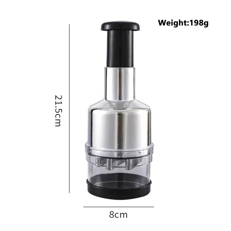 Vegetable Meat Manual Chopper Garlic Presser Quick Chop Food Crusher Cutter Mincer Hand Press Kitchen Tool