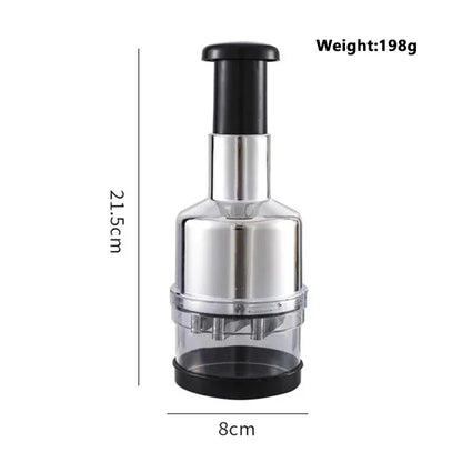 Vegetable Meat Manual Chopper Garlic Presser Quick Chop Food Crusher Cutter Mincer Hand Press Kitchen Tool