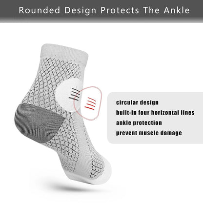 1Pair Neuropathy Socks - Peripheral Neuritis Therapy Compression Diabetic Open-Toe Foot Sleeves for Ankle Gout,Nerve Damage Pain