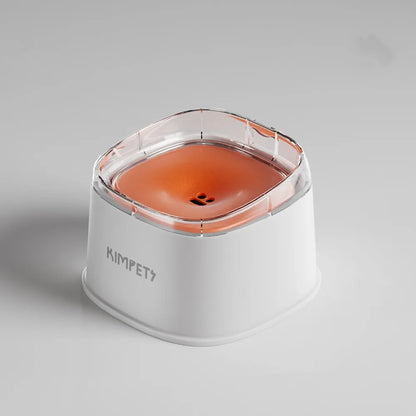 Non-Wetting Mouth Pet Floating Bowl Spill Proof Removable Dogs Slow Drinking Bowl Large Capacity Anti-Tip Pet Water Bowl Cattery