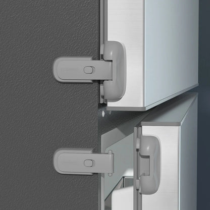2Pcs Safe Fridge Lock, Child Proof Refrigerator Freezer Door Lock, Protect Refrigerators With Sealing Strips