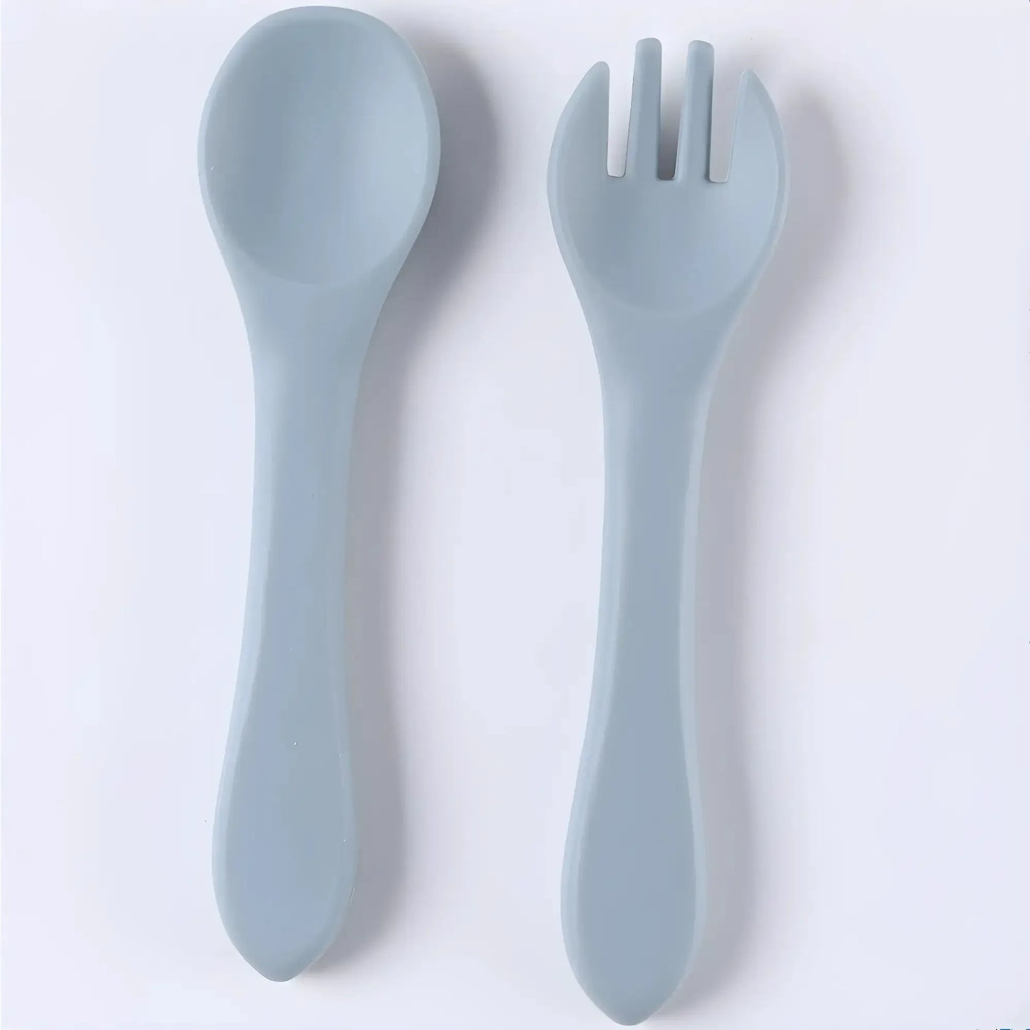 Children's tableware complementary soft spoon baby spoon baby silicone soft spoon feeding water small spoon