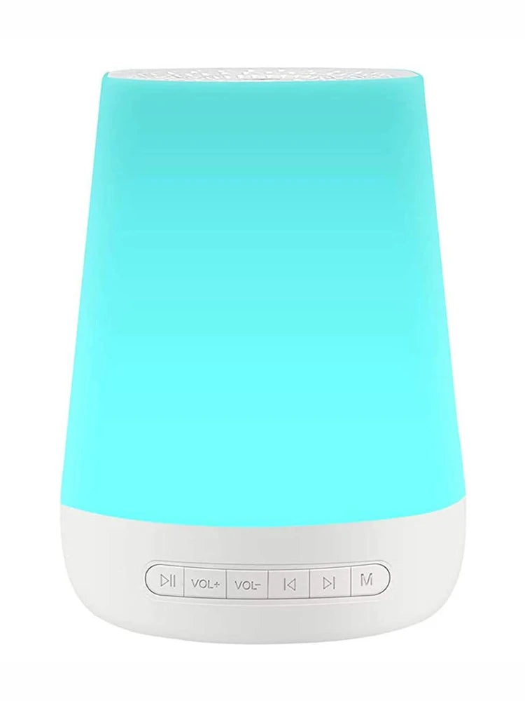 Smart White Noise Machine Baby Sleep Sound Machine Colorful Night Lights 34 Soothing Sounds Supports Voice APP Remote Control