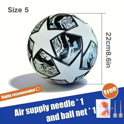 Standard Size 5 Size 4 Soccer Ball Professional Outdoors Sports Match Balls Training Seamless Football High Quality Pu Material