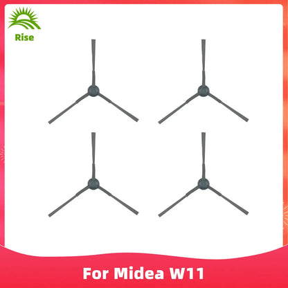Compatible For Midea V12, V10, W11 Robot Vacuums Spin Side Brush Mop Cloths Rag Spare Part Accessory Replacement