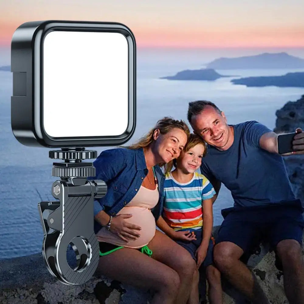 Phone Light, Portable 3-Levels Fill Light for Photography, Battery-Powered Video Light, Adjustable Brightness, Clip-On Phone