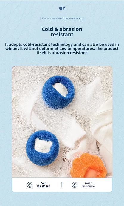 Washing Machine Lint Catcher Reusable Pet Hair Remover Ball Laundry Filter Wool Fur Collector Home Cleaning Essential