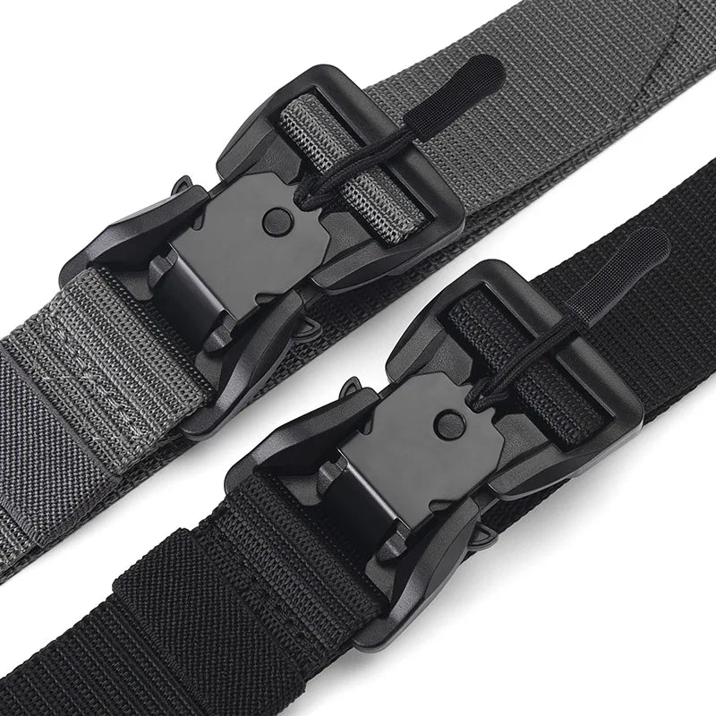 Tactical Belt Magnetic Buckle Belt Casual Nylon Tooling Training Belt Men's Trousers Belt Designer Men and Women Belt