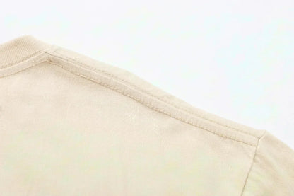 Short-sleeved T-shirts for men are a trendy summer fashion choice, featuring loose and casual prints from trendy brands