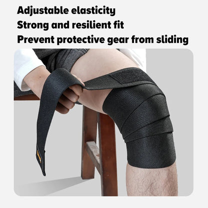 Knee Pads Sports Elastic Wrap Kneepad Support for Gym FitnessSquats Exercise Knees Protect  & Elbow Pads Braces【1PC】