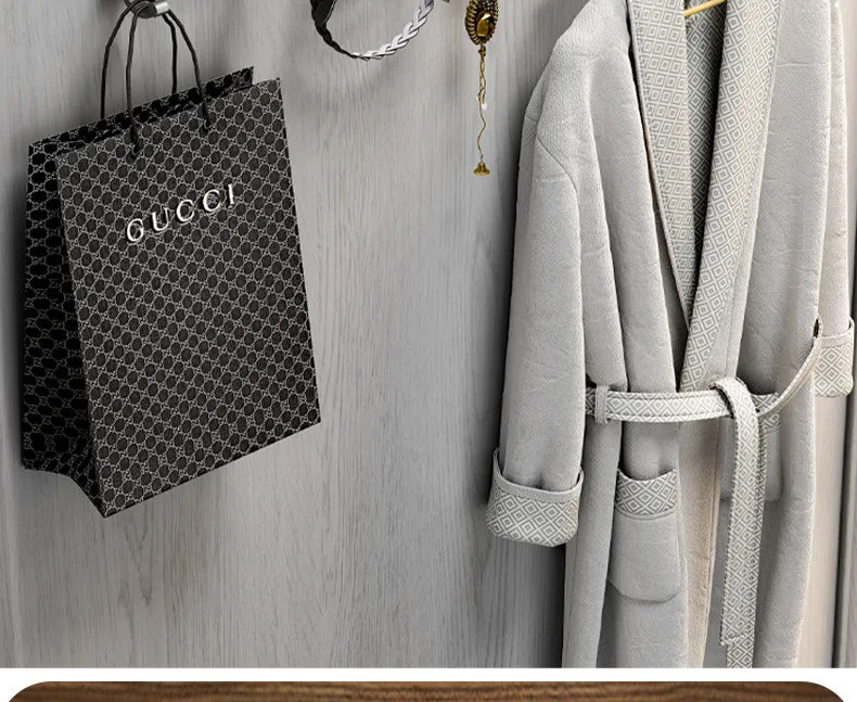 Door Rear Hook Without Hole Drilling Can Be Detached Door Back Coat Rack Bedroom Door Bag Clothes Storage Storage Clothes Hook