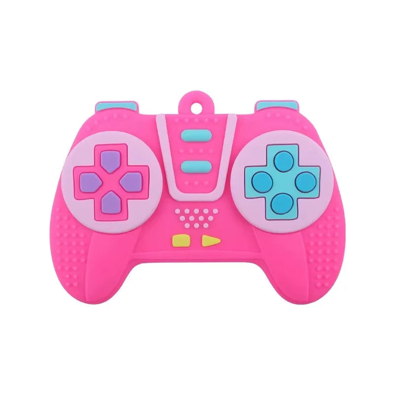 New Baby Chew Teething Game Controller Shape Silicone Teething Toy for Babies 6-12 Months Gifts Sensory Educational