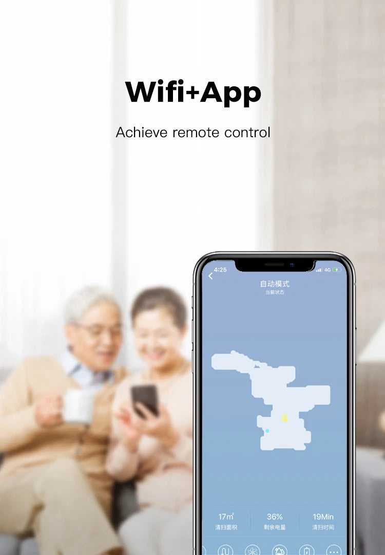 New Smart Robot Vacuum Cleaner Wifi App control,180ml Water Tank Home Appliances Electric Cleaning Tools Robotic Vacuum Cleaners