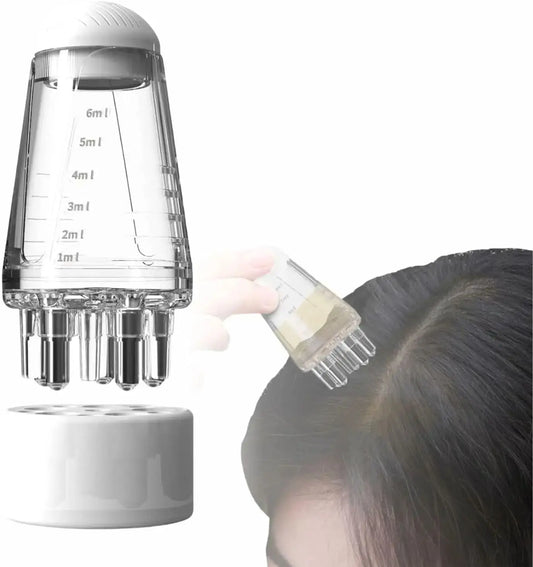 Hair Oil Applicator - Scalp Massage Comb, Essential Serums Brush for Hair Care Massage Relaxation, 6 ml, 1 Pcs