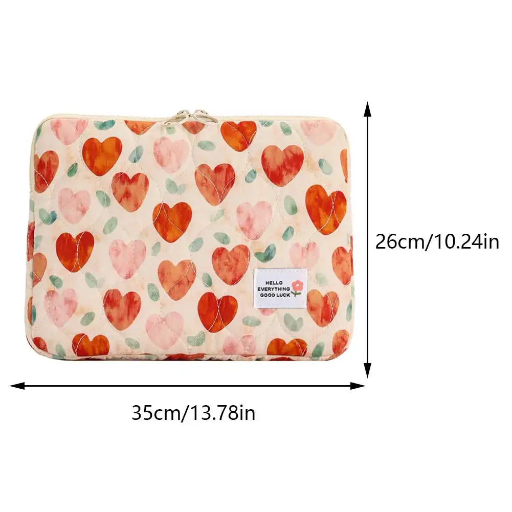Computer Bag Portable Computer Cover Bag Zipper Cover Laptop Sleeve Case Computer Pocket Briefcase Compatible for 14 in Notebook