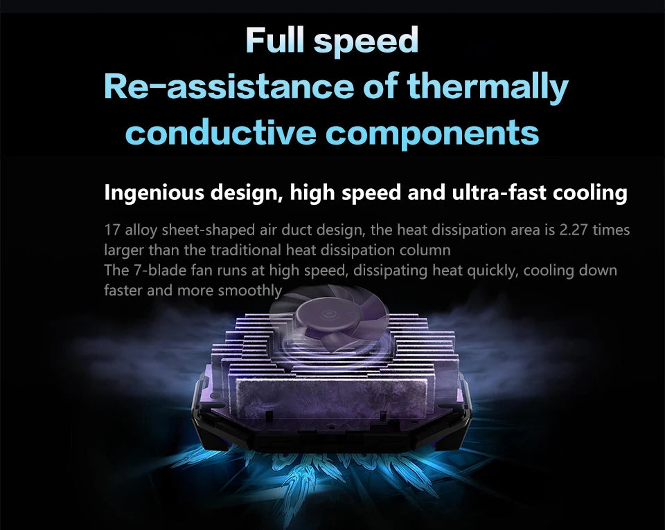 Original Black Shark Cooler 4 3 Pro 4Pro Smart FunCooler For xiaomi black shark nubia lenovo phone