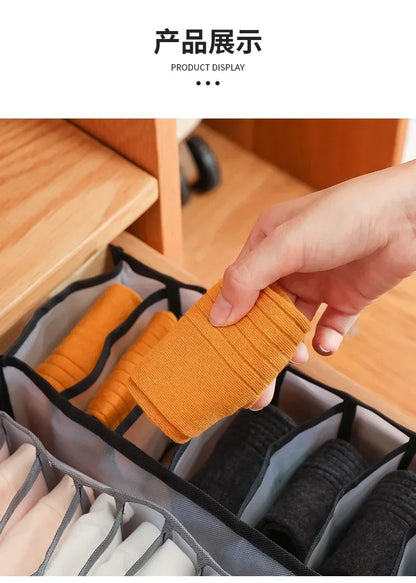 Closet Organizer Underwear Organizer for Wardrobe Clothes Organizers Cabinets Drawer Organizers Bra Socks Storage Organizer Box