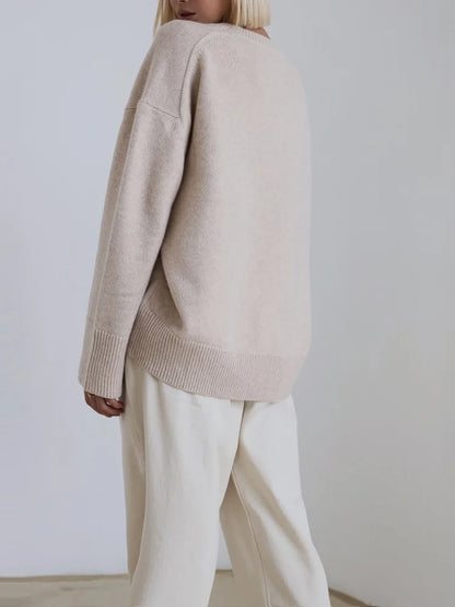 KarSaNy Women Loose Sweaters For Winter Thick Knit Pullovers Green Outwear Women's Sweater Black Oversized Sweaters For Women