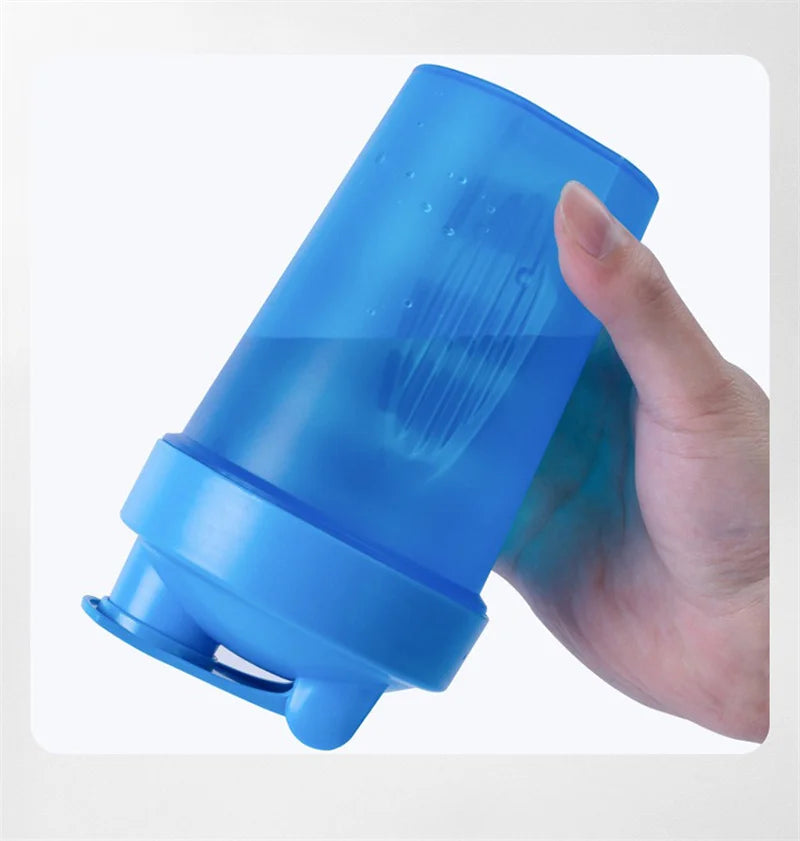 Sports water cup with Shaker Balls Leak Proof Drink Shaker Bottle Whey Protein Powder Mixing Bottle Fitness Gym Shaker Drink Cup