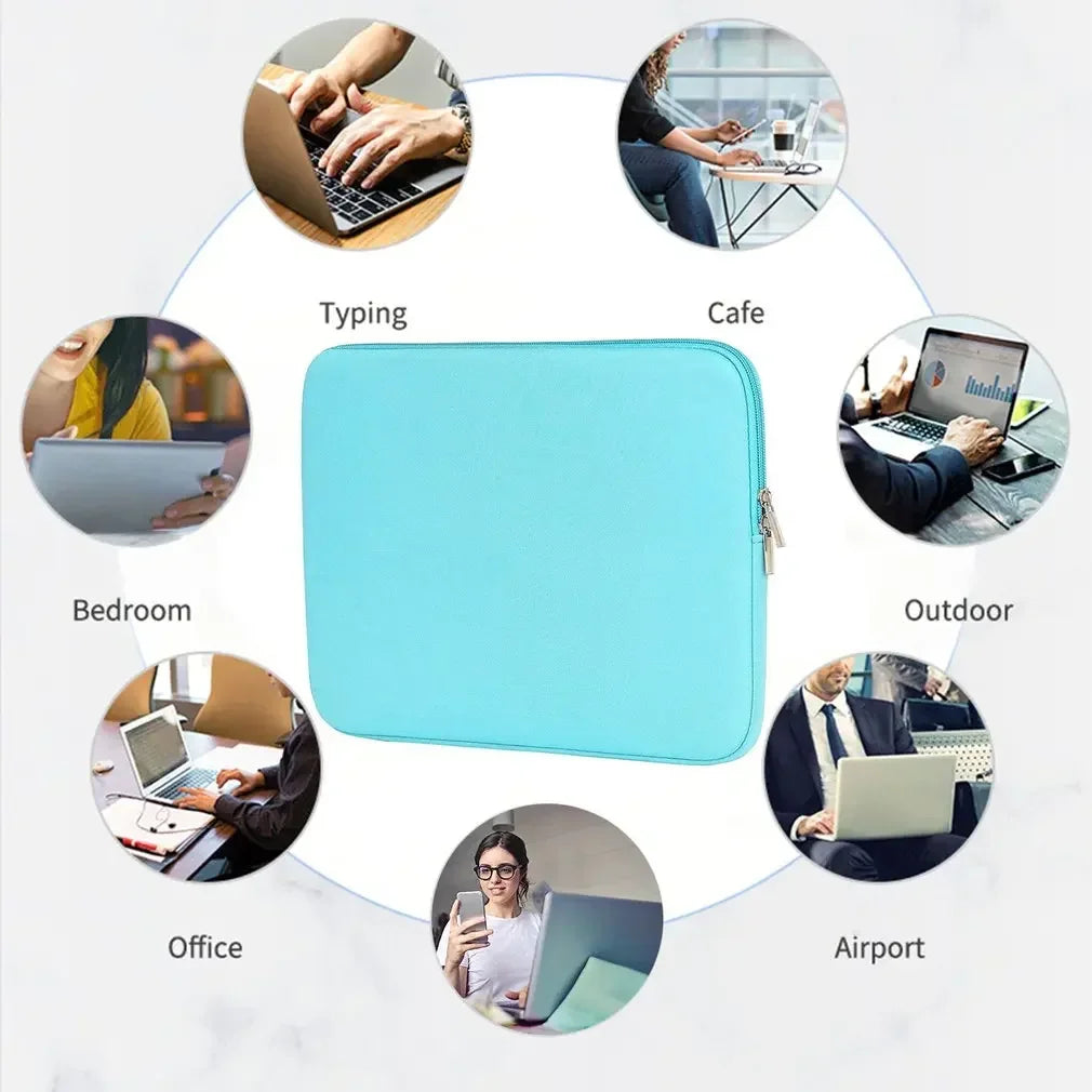 Laptop Bag 11 12 13 15 15.6 Inch Laptop Case Soft Bag Office Travel Business For Xiaomi Lenovo Hp Dell Computer Case Macbook Air