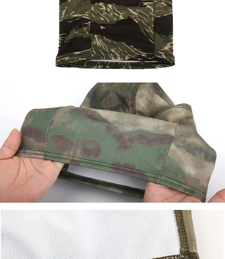 Tactical Balaclava Men Cycling Motorcycle Bike Full Face Mask Bandana Army Hunting Hiking Neck Scarf Multicam Men Cap