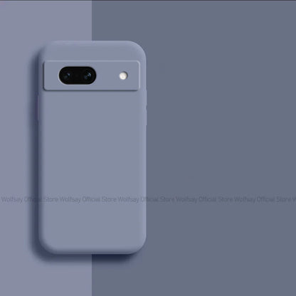 For Google Pixel 8A Case Google Pixel 8A 7A 6A 6 7 8 Pro Cover Cases Shockproof Liquid Silicone Phone Cover For Google Pixel 8A