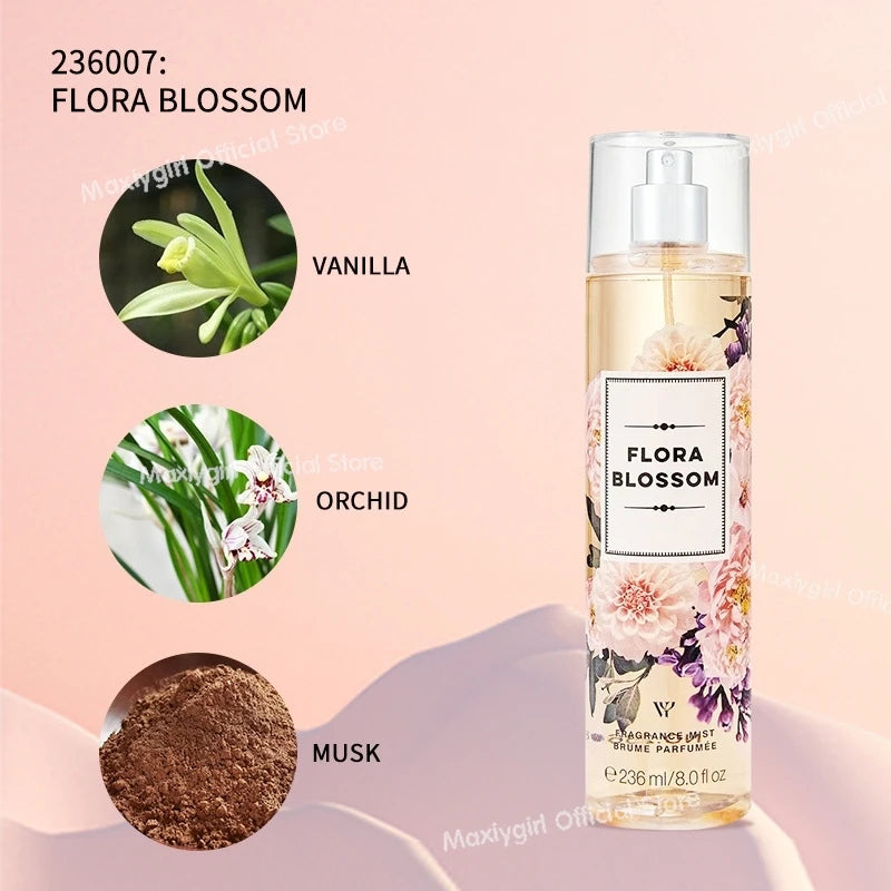 Women's Long Lasting Light Fragrance Victoria Fragrance Body Spray With Various Flavors Skin Care