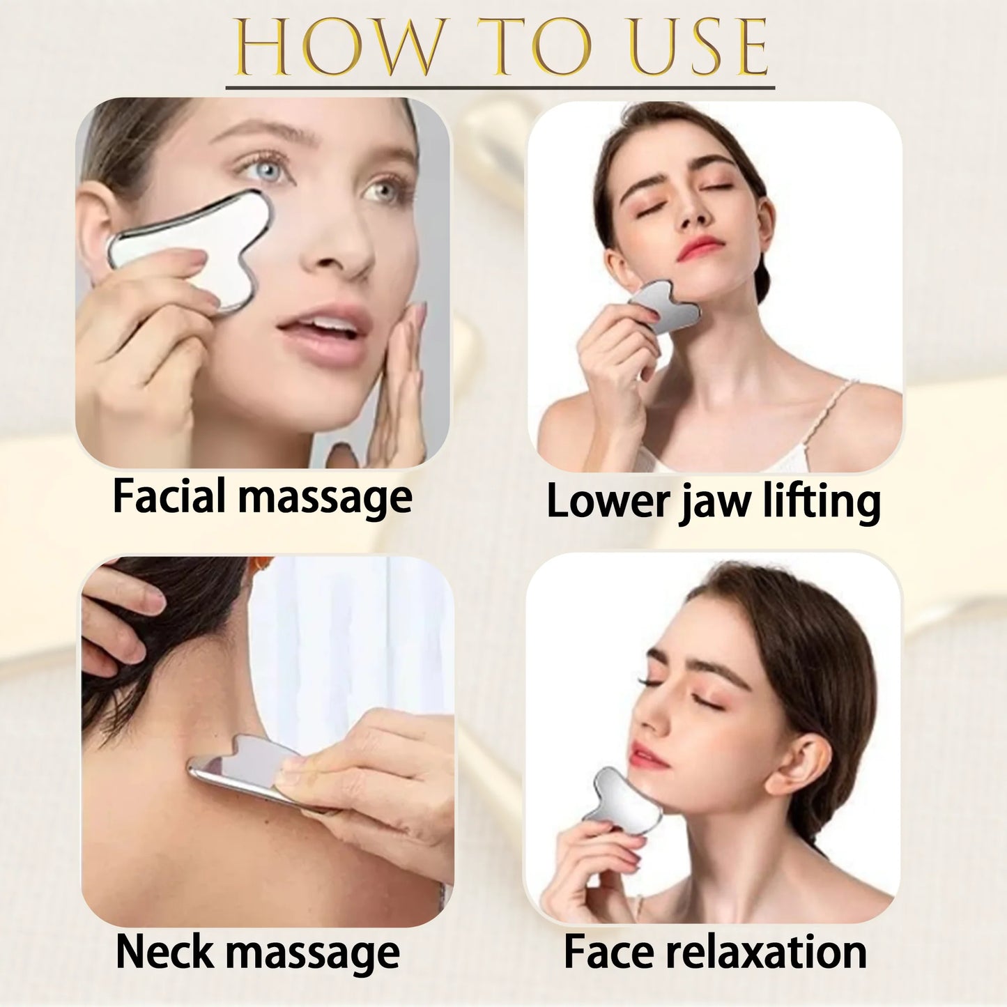 Metal Face Massage Stick Anti Wrinkle Eye Cream Applicator Mask Mixing Spatulas Scoop Eyes Massage Beauty Bar Facial Care Tool