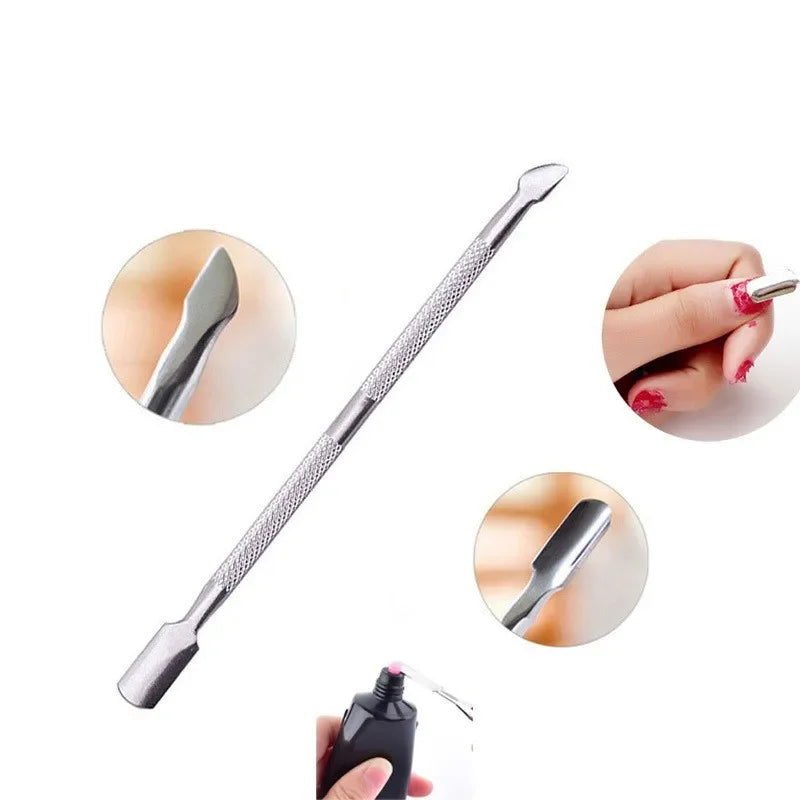 3-7pcs Stainless Steel Manicure Pedicure Knife Nail Clippers To Remove Dead Skin Calluses Thick Hard Acne Needle Pick Tool Set