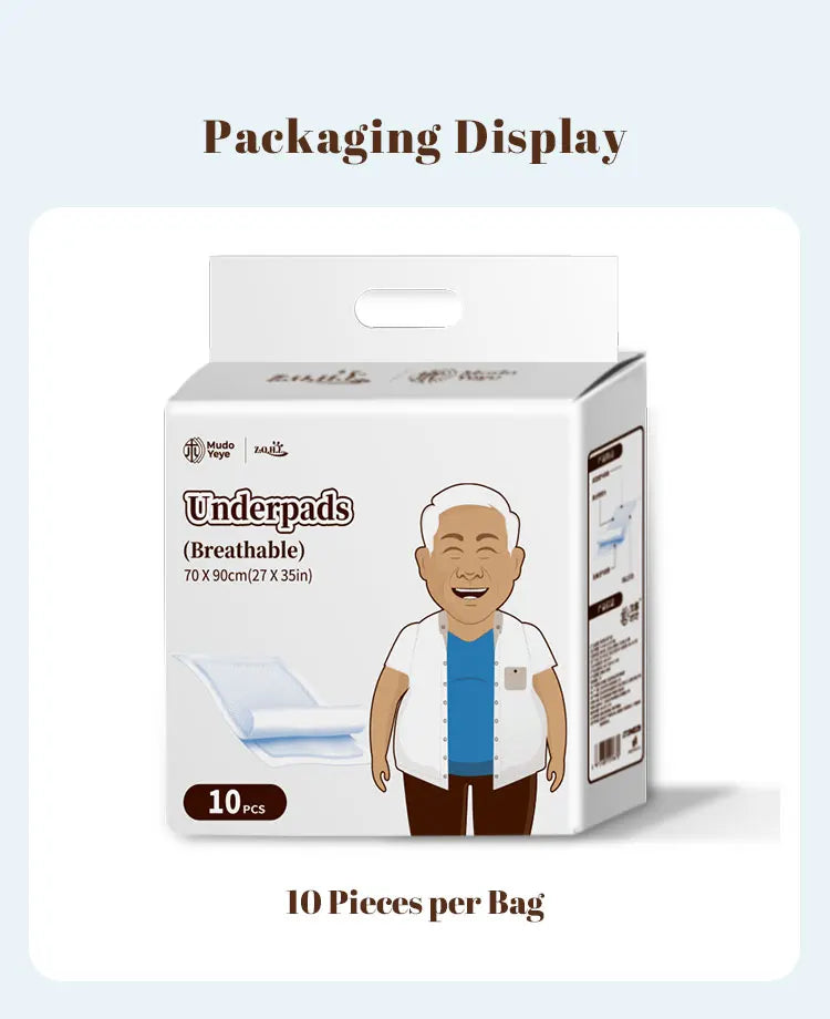 Disposable Under-pad older adult diapers for elderly Adult Diaper pad Large Size Incontinence care Elderly and patient nursing